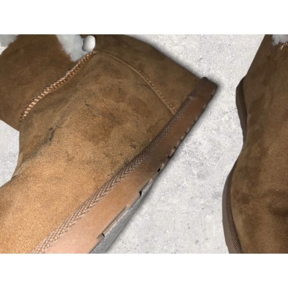 Juicy Couture Firecracker Boots Faux Fur Lined Hidden Winter Wedges Women's 9.5 - Picture 9 of 12